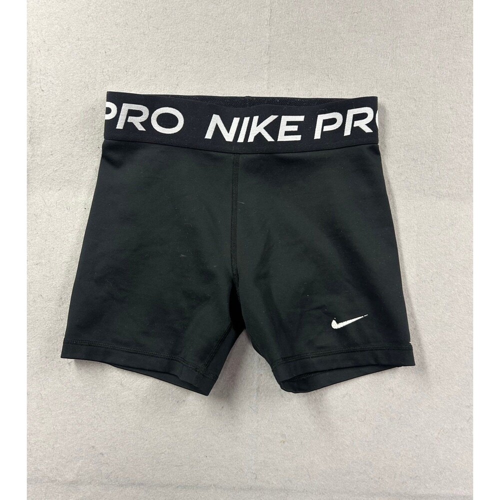 Kids Nike Pro Black Athletic Shorts Youth Large